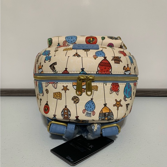 Loungefly Disney Pixar Character Balloons Mini Backpack & Wallet-New - Picture 6 of 12